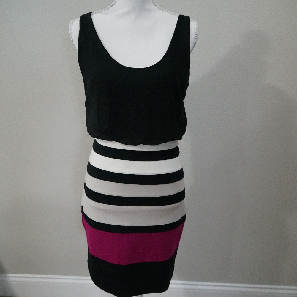 Express Cute Black Sleeveless Dress